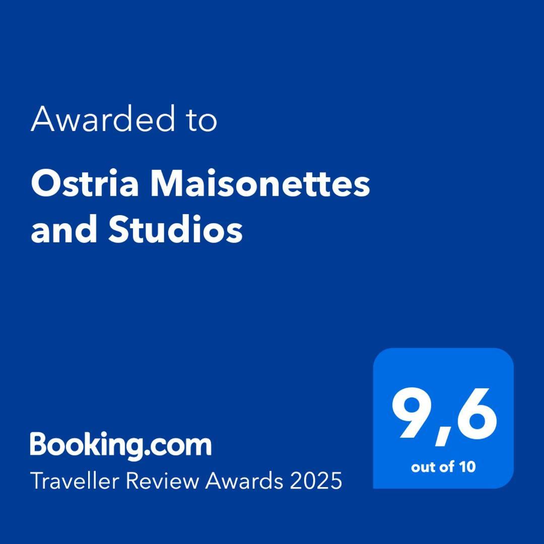 Ostria Maisonettes And Studios Stoúpa Exterior foto